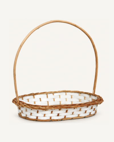 Cesta Oval com Trança
